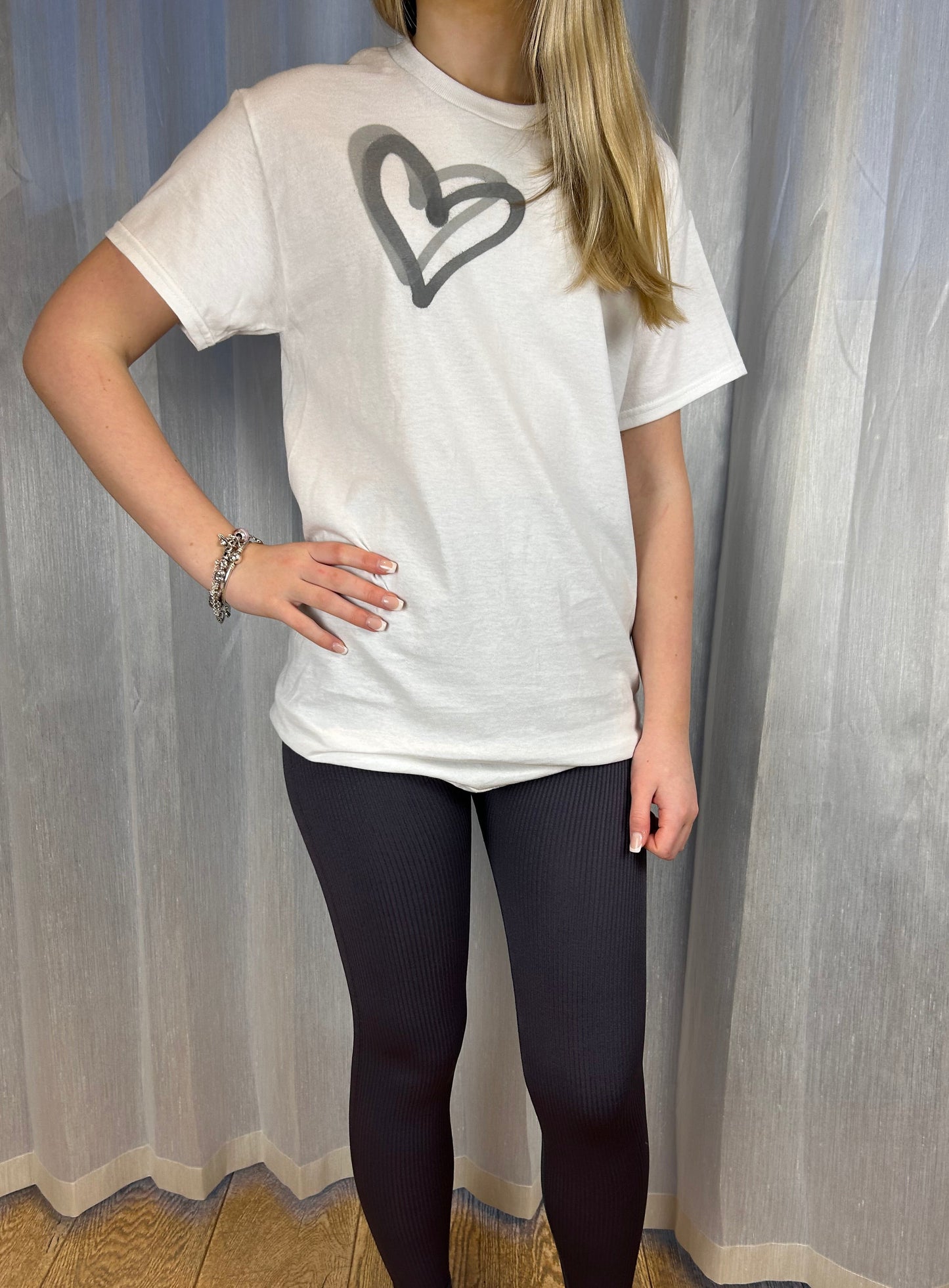 Co Ord T Shirt and Leggings - Grey