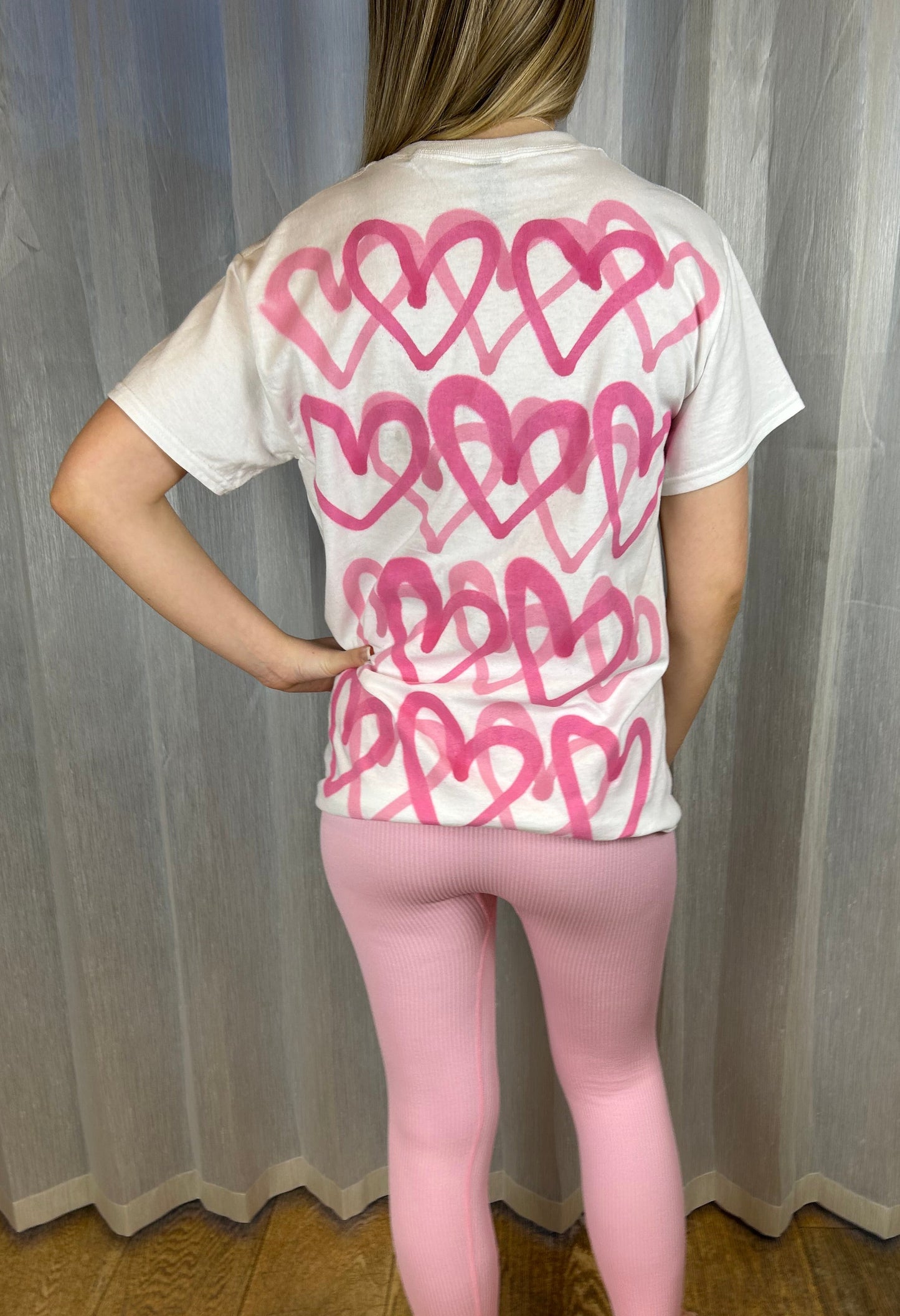 Co Ord T Shirt and Leggings - Pink