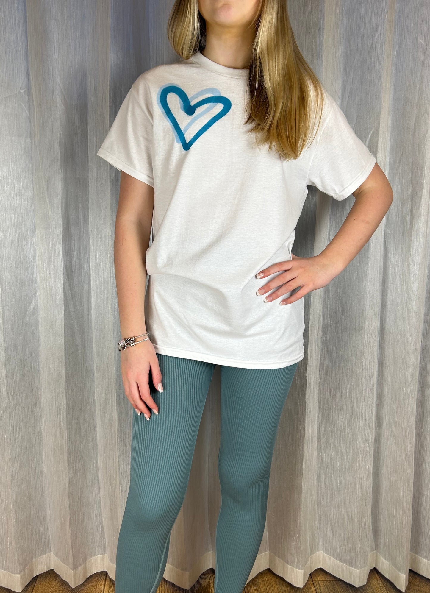 Co Ord T Shirt and Leggings - Green