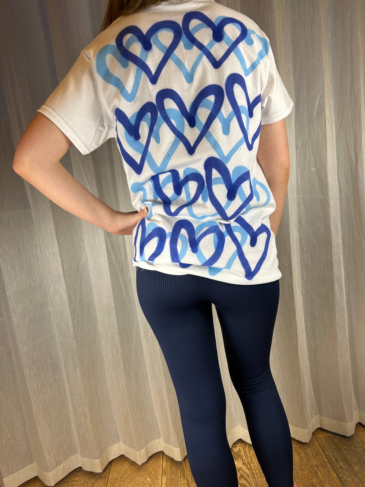 Co Ord T Shirt and Leggings - Blue