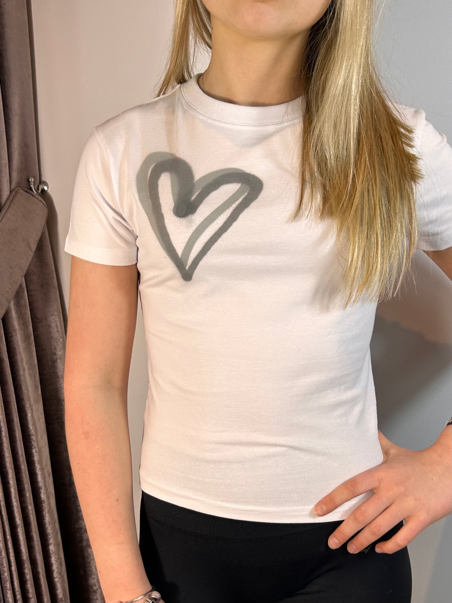 Cropped Fitted T-Shirt