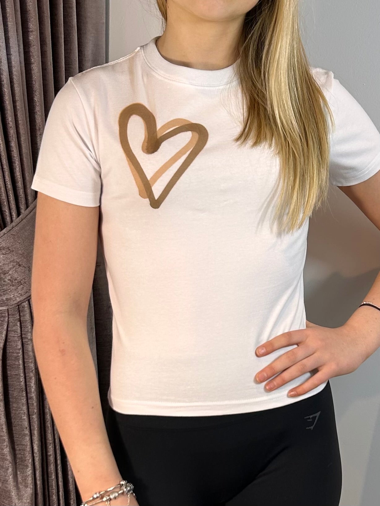 Cropped Fitted T-Shirt
